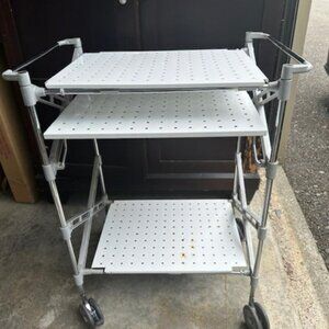 Gastone Trolley Cart by Antonio Citterio and  Low for Kartell Wht. - local pick